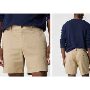 J.Crew NWOT Men’s Flex Chino 7” Inseam Khaki Shorts size 33